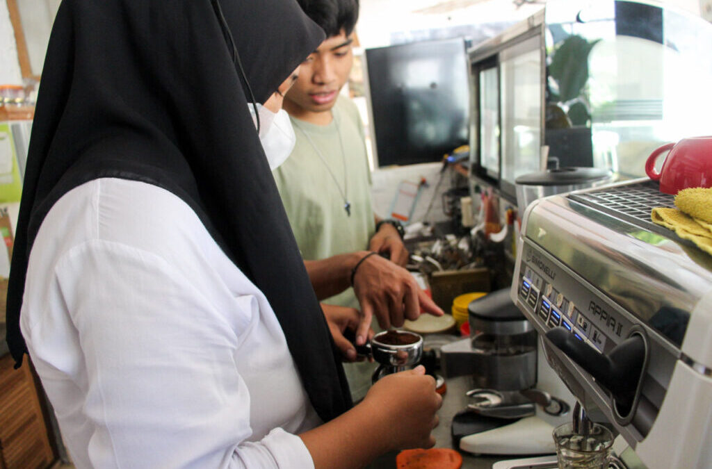 Create Young Coffee-Preneur Through Barista Workshop