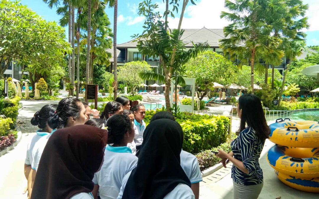 Experience The Hospitality Industry : Bali WISE’s Field Trip to Courtyard by Marriott Bali Nusa Dua Resort